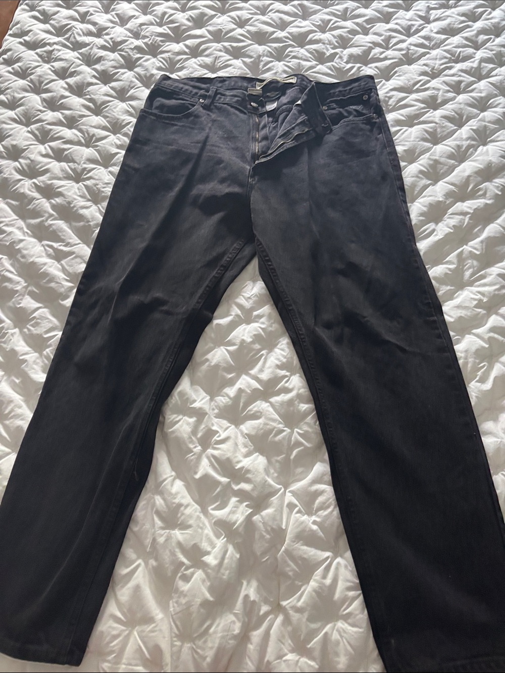 Harley-Davidson Black Denim Waist Label Jeans